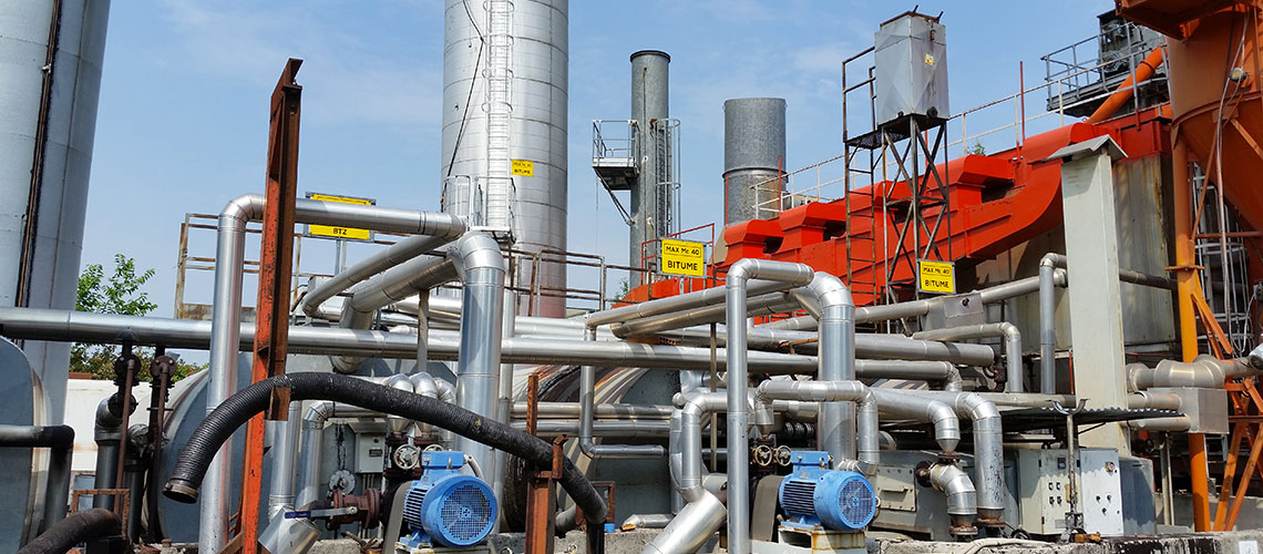 impianto produzione asfalto