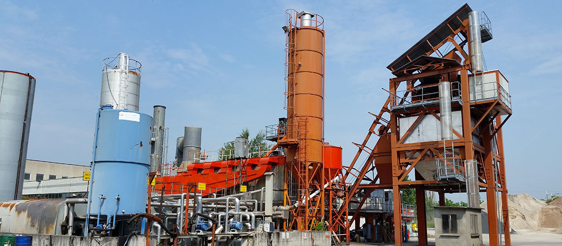 impianto produzione asfalto